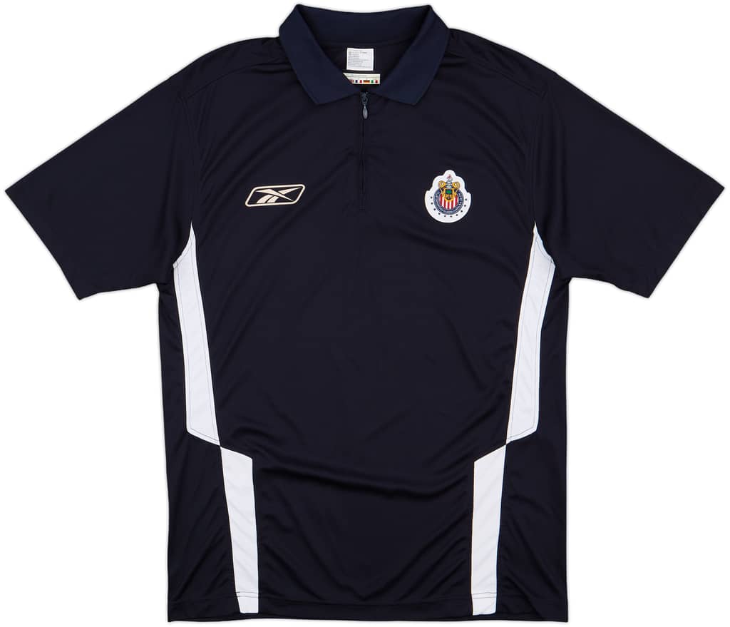 2004-05 Chivas Guadalajara Reebok 1/4 Zip Training Polo - 8/10 - (S)