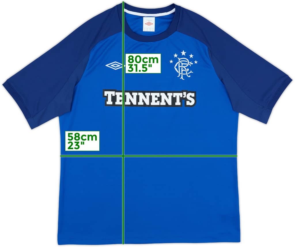 2010-11 Rangers Umbro Training Shirt - 8/10 - (XXL)