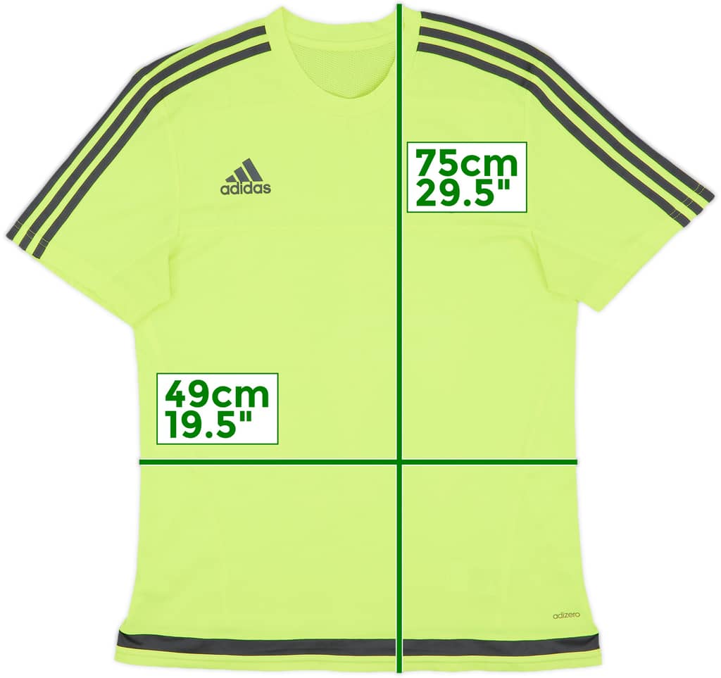 2015-16 Real Madrid adizero Training Shirt - 8/10 - (L)