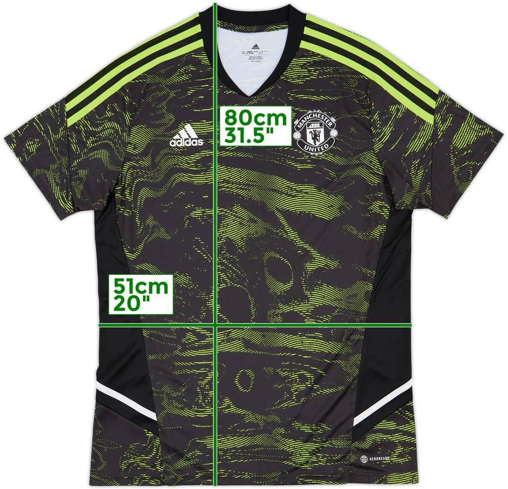 2022-23 Manchester United adidas Training Shirt - 10/10 - (XL)