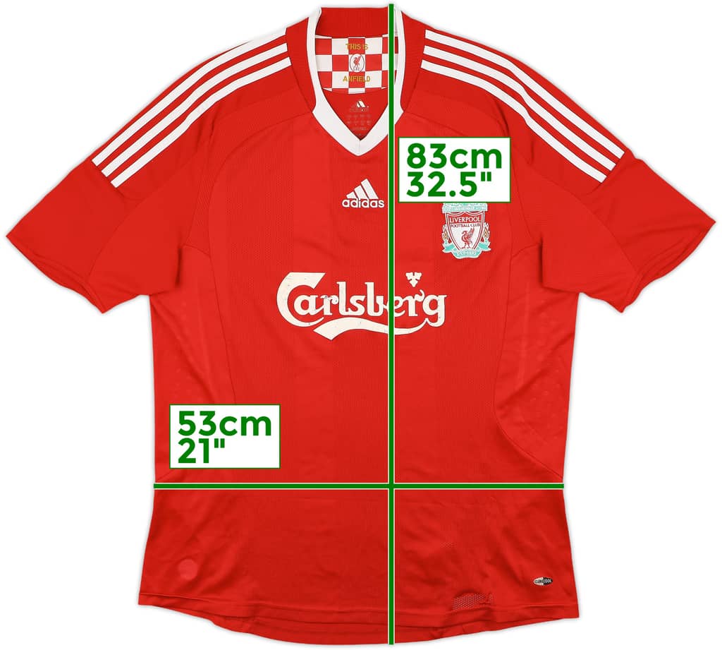 2008-10 Liverpool Home Shirt - 5/10 - (L)