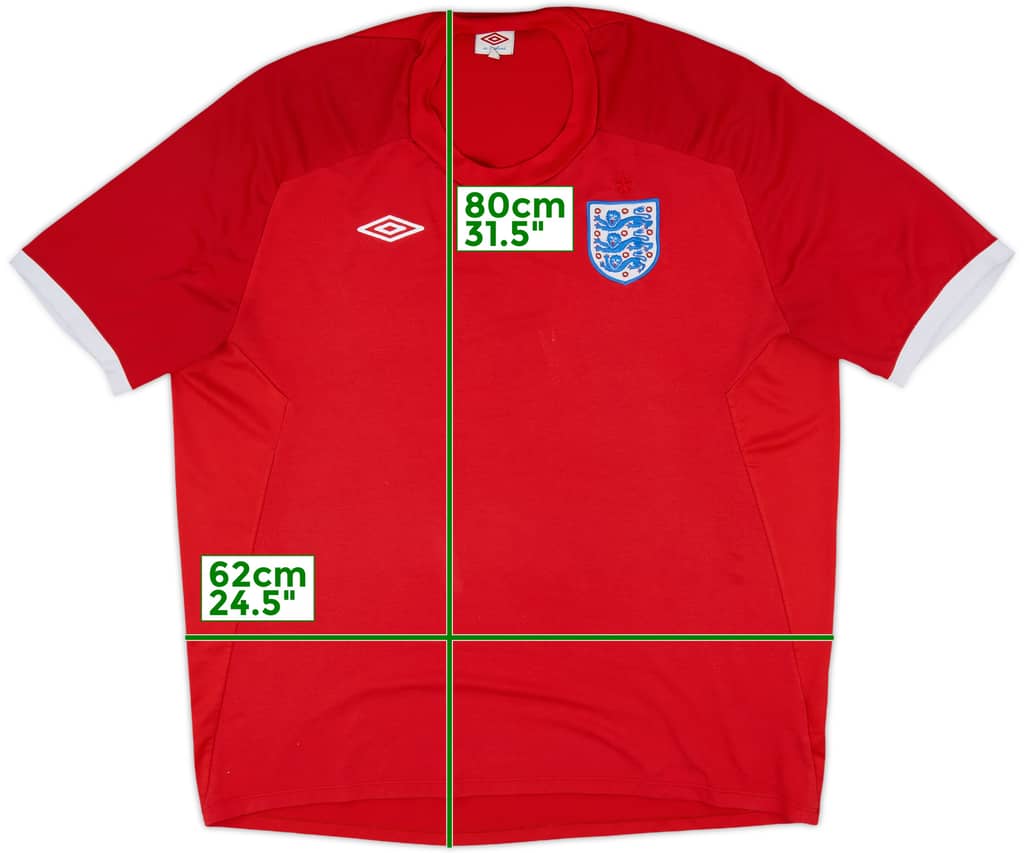 2010-11 England Away Shirt - 6/10 - (3XL)