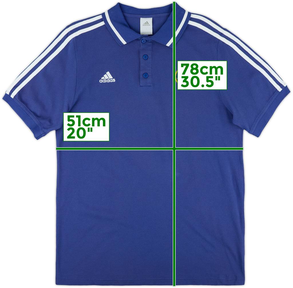 2010-11 Chelsea adidas Polo Shirt - 7/10 - (L)
