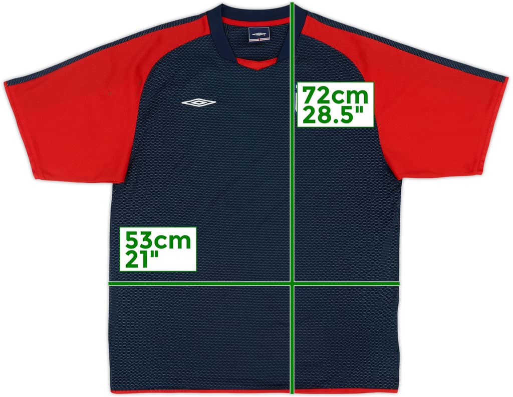 2002-03 England Umbro Training Shirt - 7/10 - (L)
