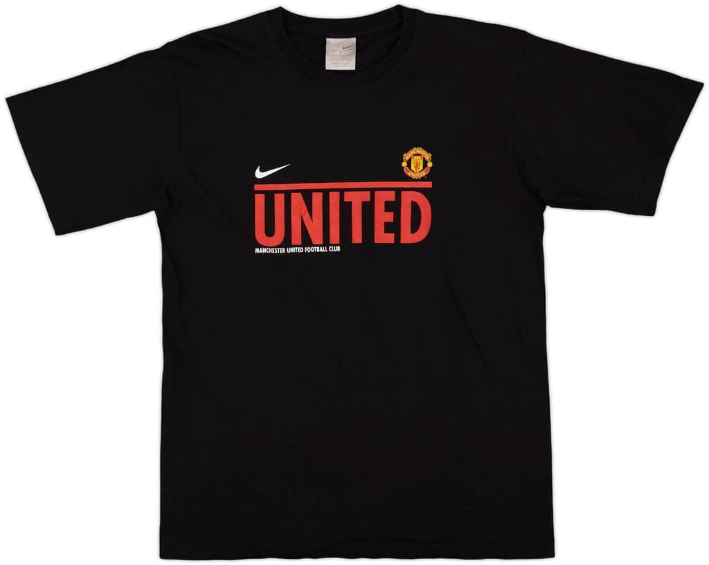 2004-05 Manchester United Nike Cotton Tee - 8/10 - (L)