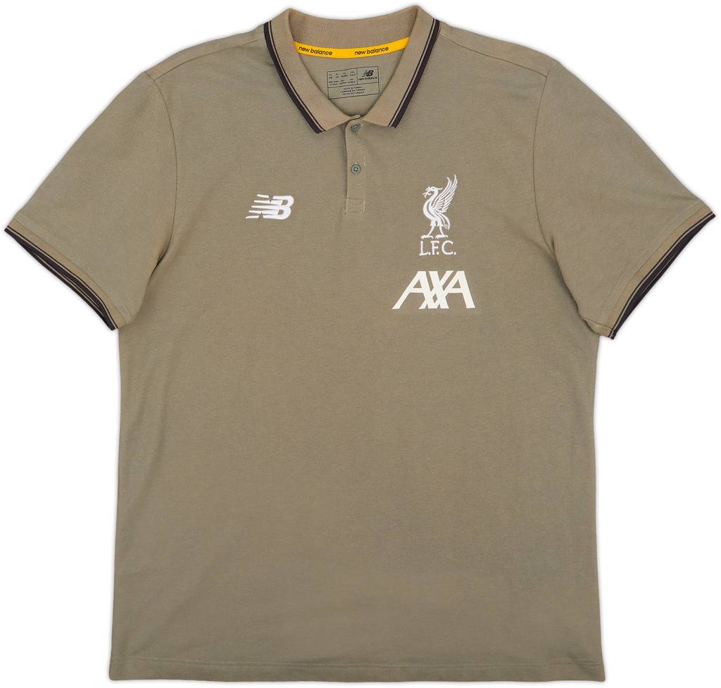 2019-20 Liverpool New Balance Polo Shirt - 9/10 - (XL)