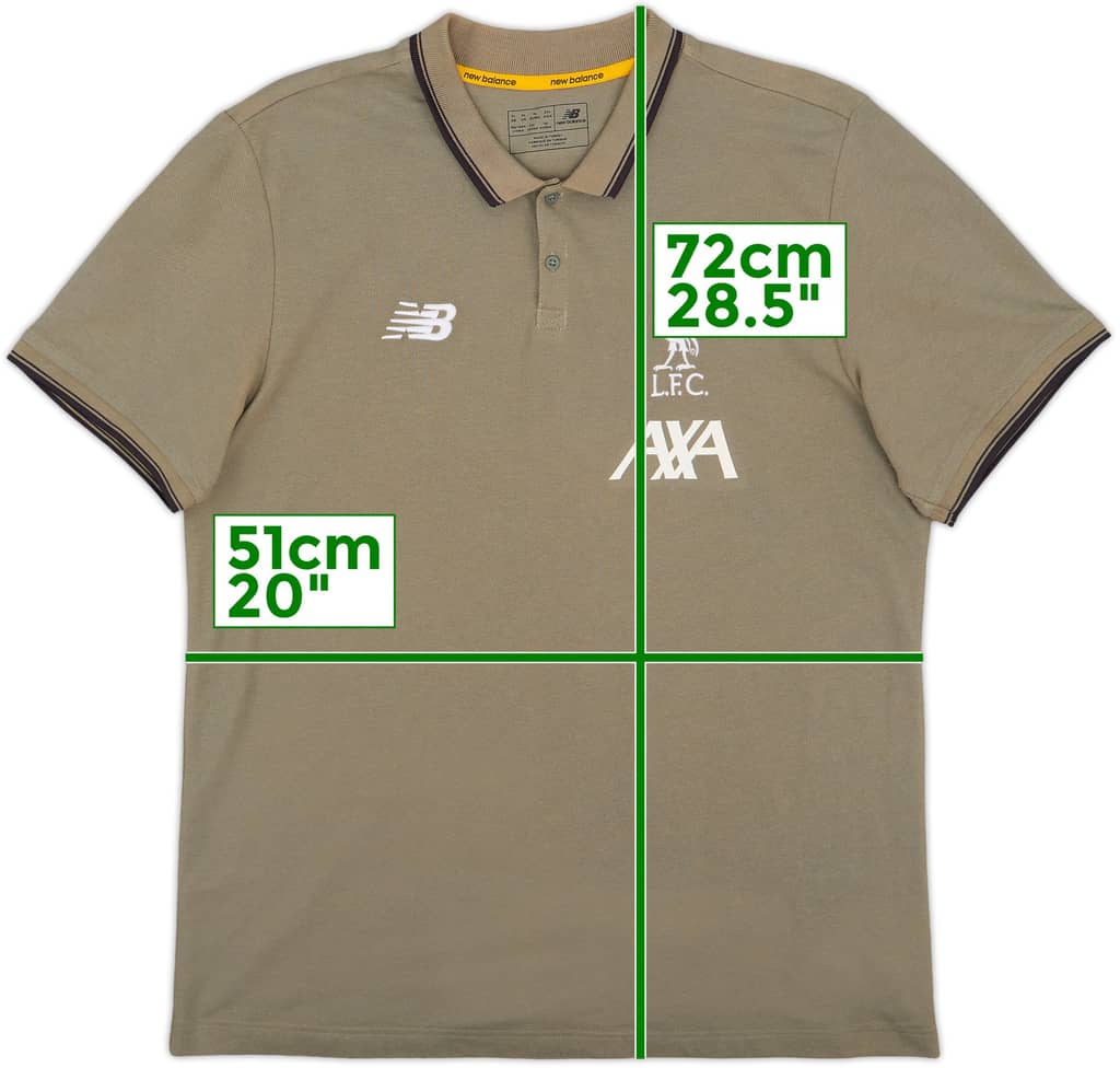2019-20 Liverpool New Balance Polo Shirt - 9/10 - (XL)