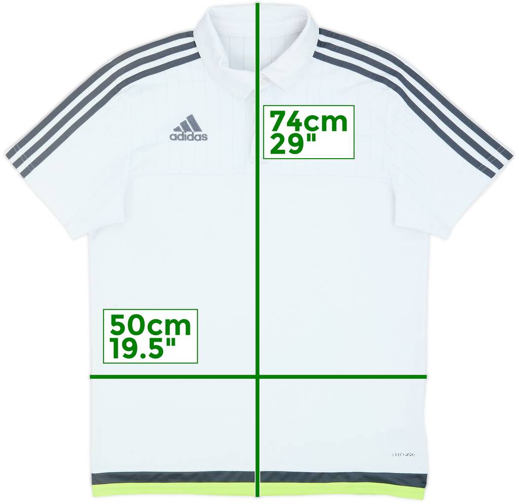 2015-16 Real Madrid adidas Polo Shirt - 6/10 - (M)