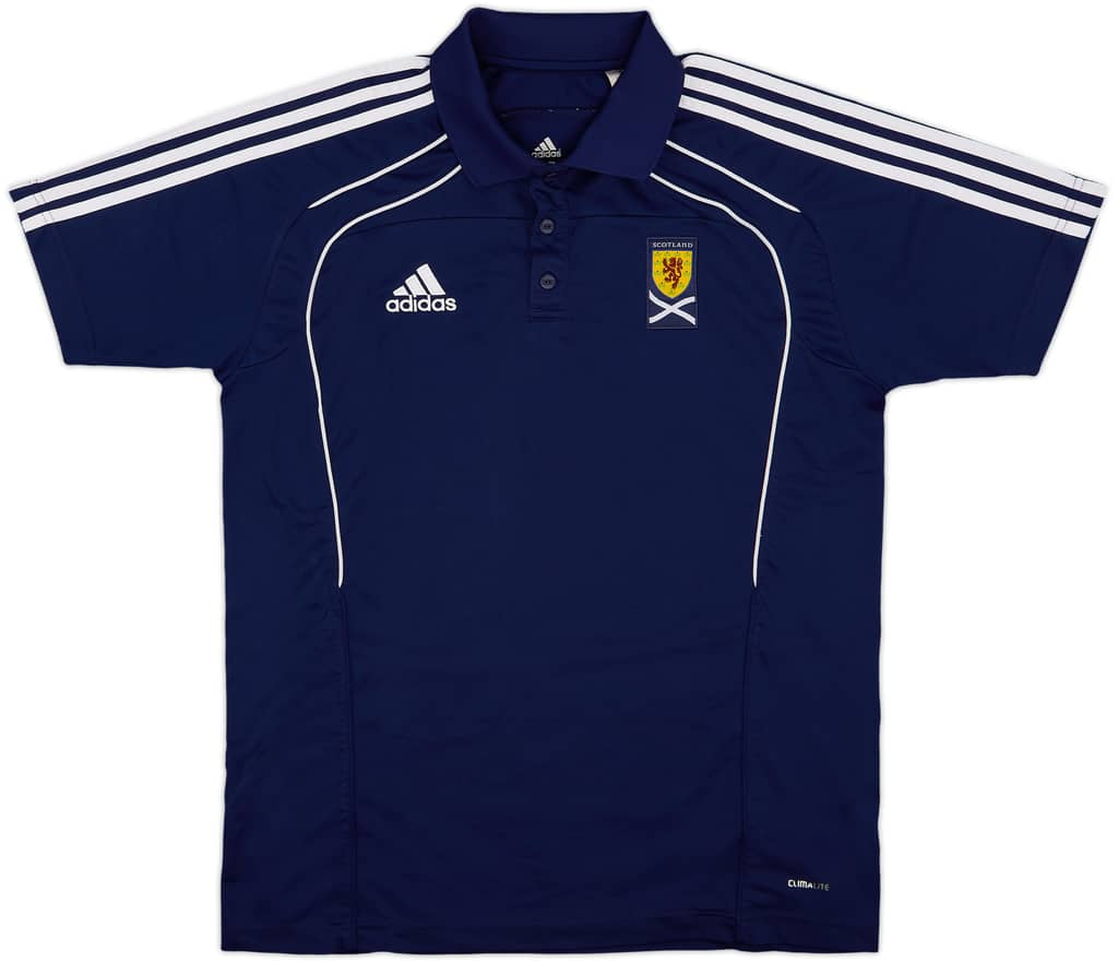 2010-11 Scotland adidas Polo Shirt - 8/10 - (L)