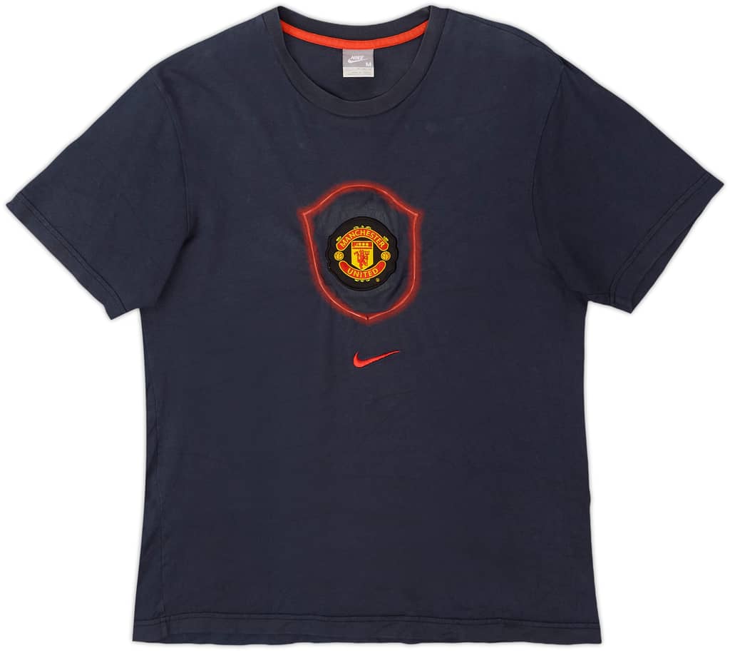 2007-08 Manchester United Nike Cotton Tee - 7/10 - (M)