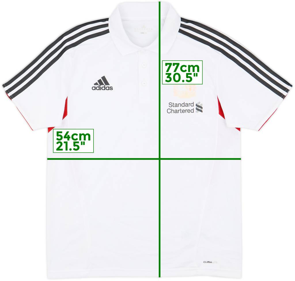 2011-12 Liverpool adidas Polo Shirt - 3/10 - (M)