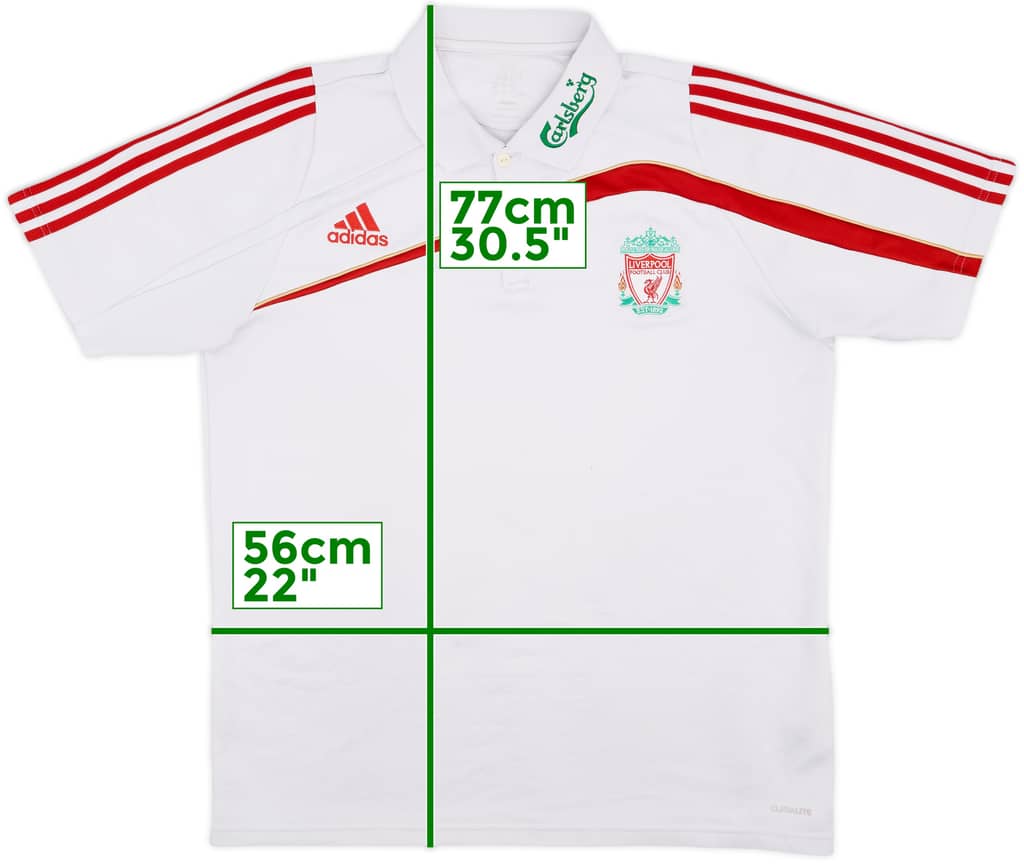 2009-10 Liverpool adidas Polo Shirt - 6/10 - (XL)