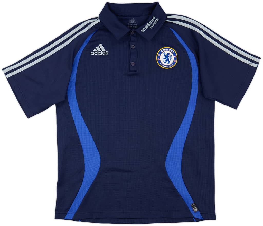 2006-07 Chelsea adidas Polo Shirt - 8/10 - (L)
