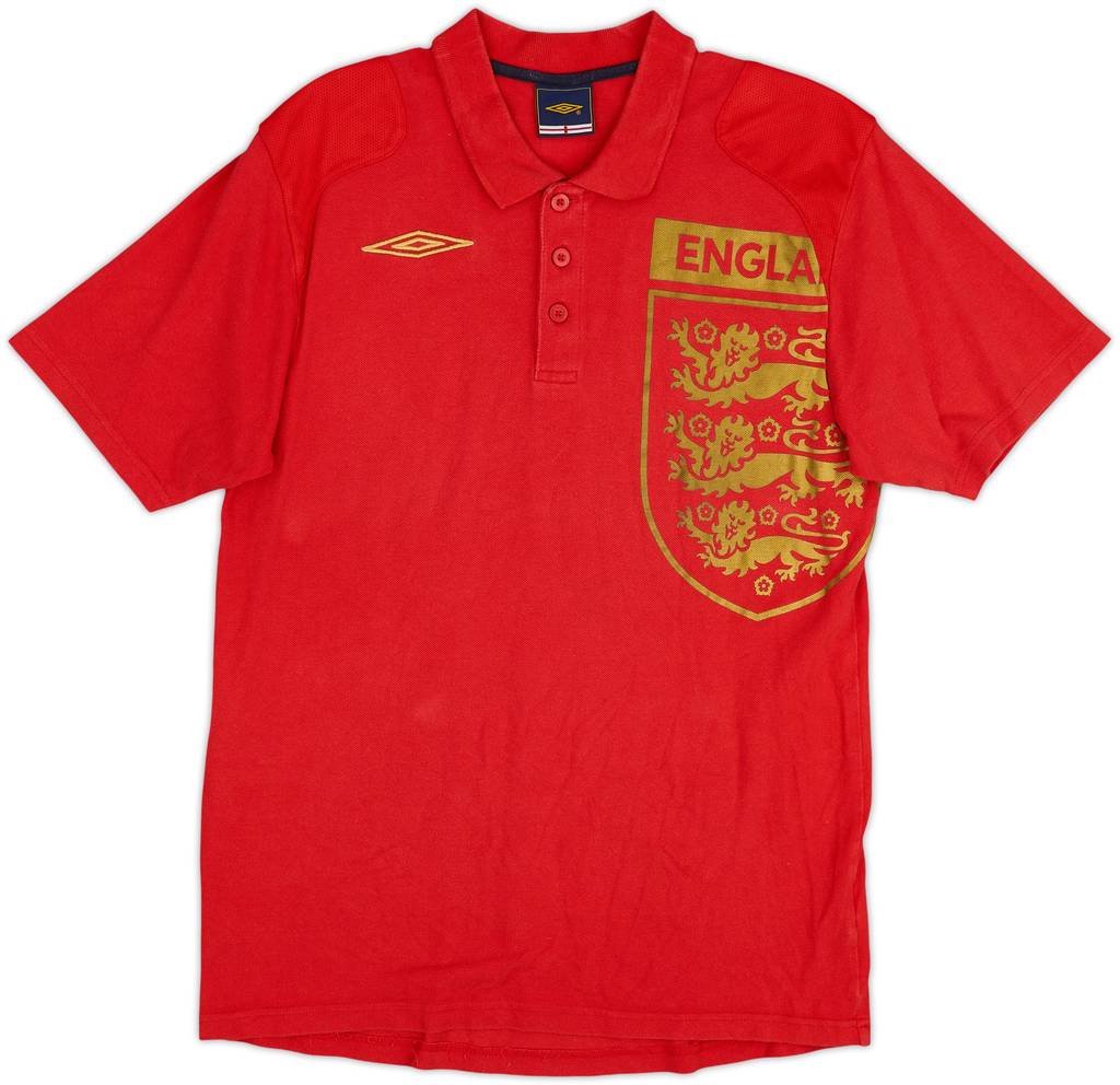 2005-07 England Umbro Polo Shirt - 8/10 - (M)
