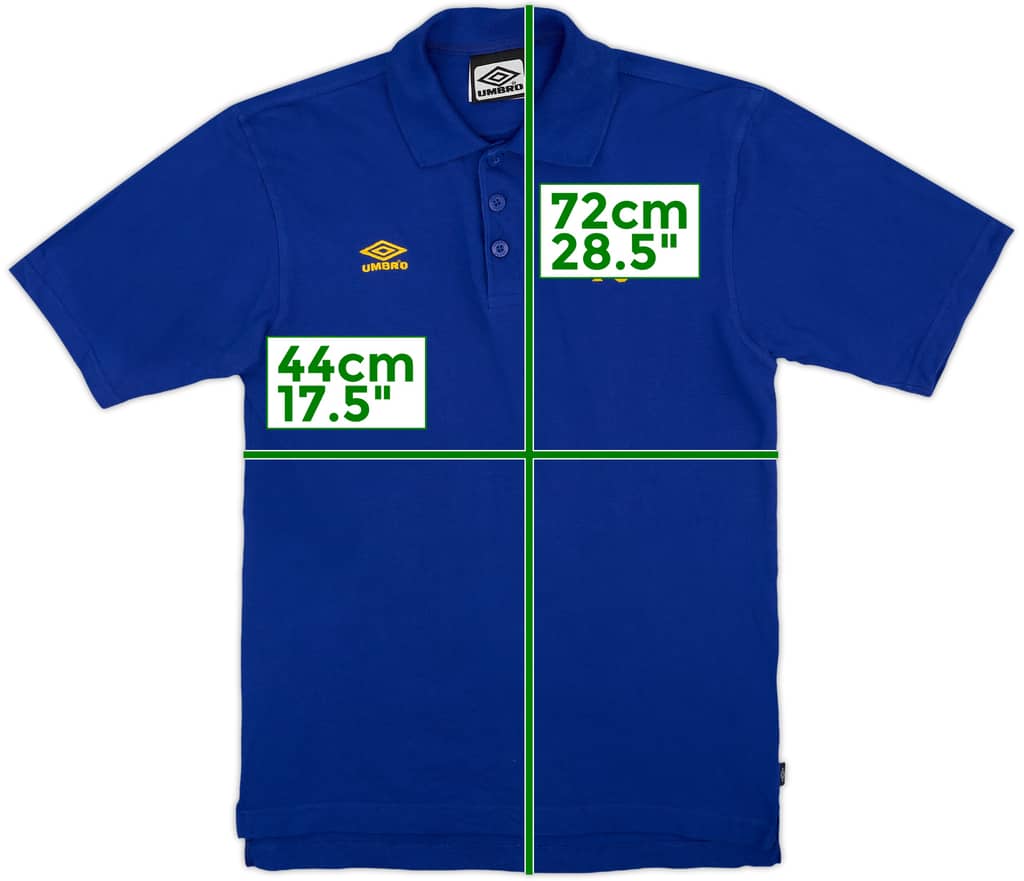1998-99 Chelsea Umbro Polo Shirt - 9/10 - (S)