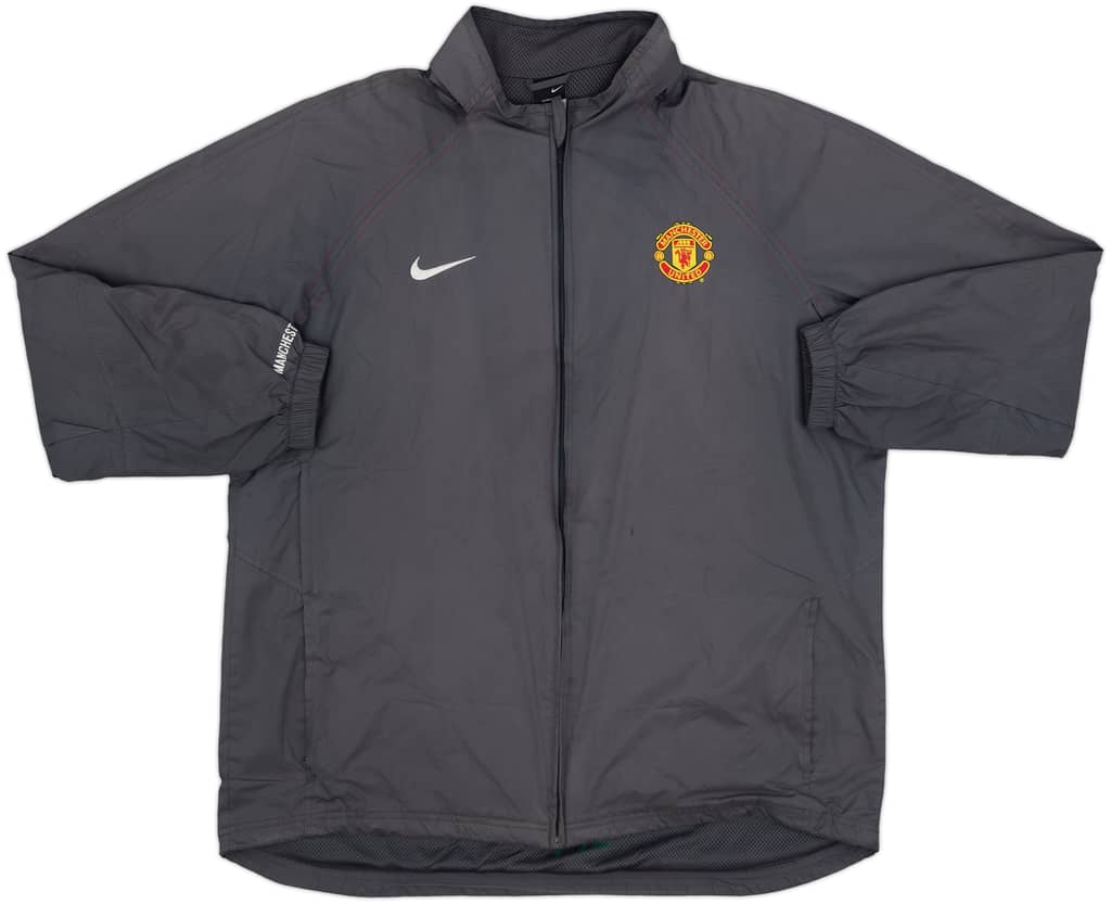 2004-05 Manchester United Nike Hooded Rain Jacket - 6/10 - (XL)