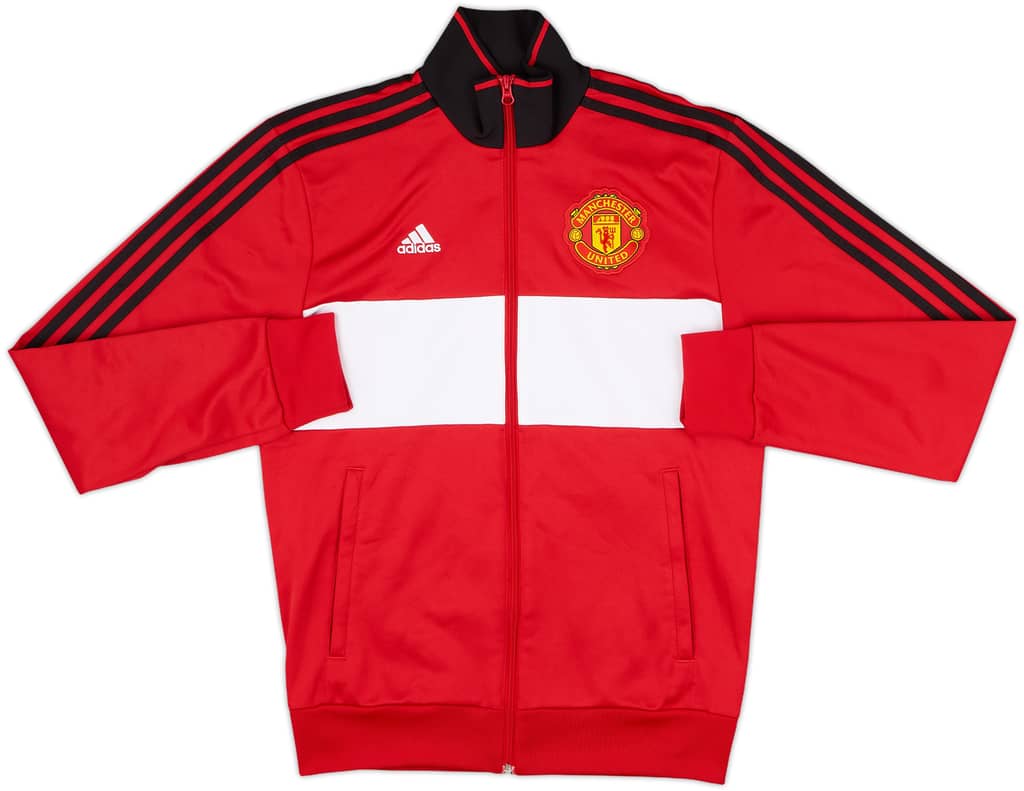 2017-18 Manchester United adidas Track Jacket - 9/10 - (S)