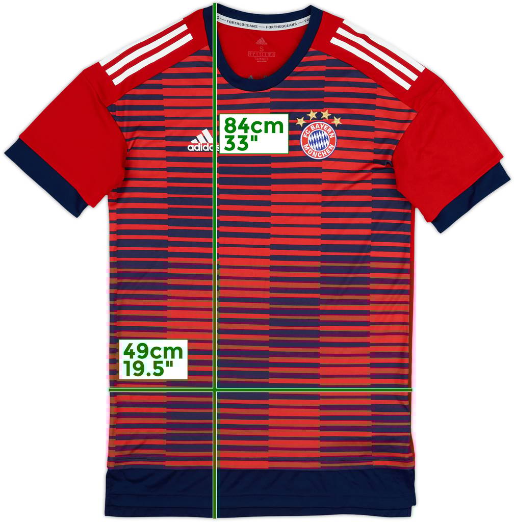 2017-18 Bayern Munich adidas Training Shirt - 8/10 - (S)