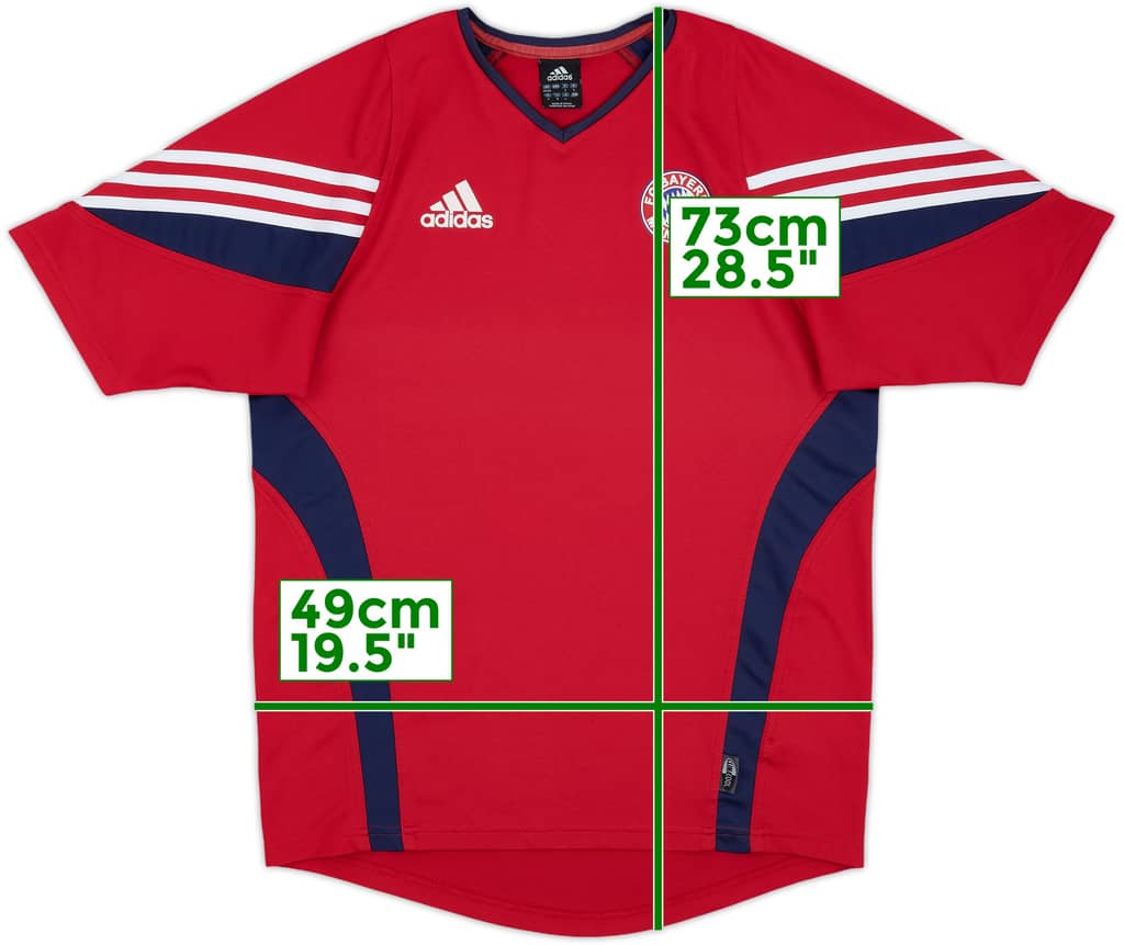 2003-04 Bayern Munich adidas Training Shirt - 9/10 - (M)
