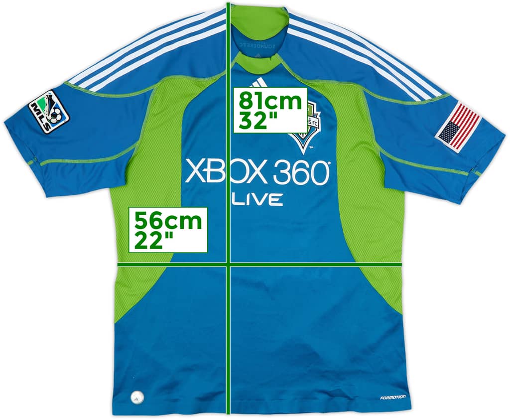 2009-11 Seattle Sounders Player Issue Away Shirt - 9/10 - (XL)
