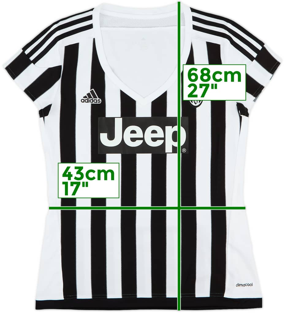 2015-16 Juventus Home Shirt - 10/10 - (Women's M)