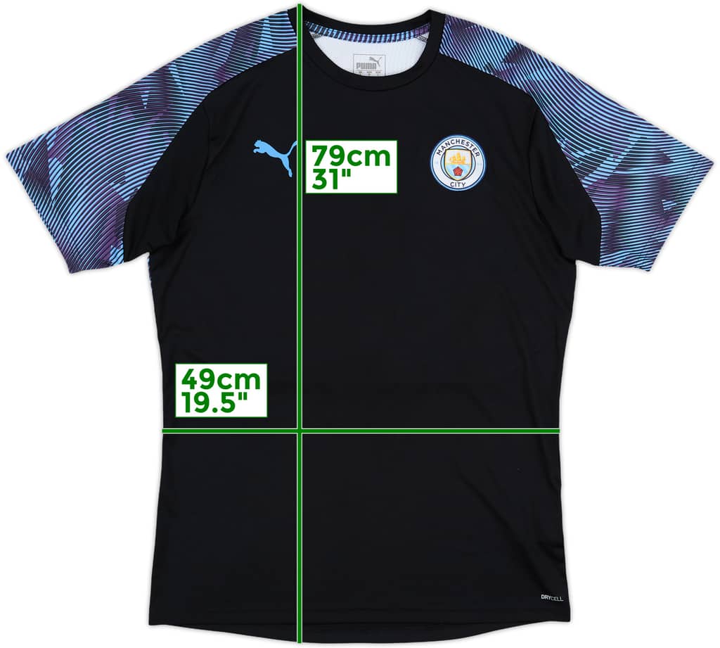 2019-20 Manchester CIty Puma Training Shirt - 10/10 - (L)