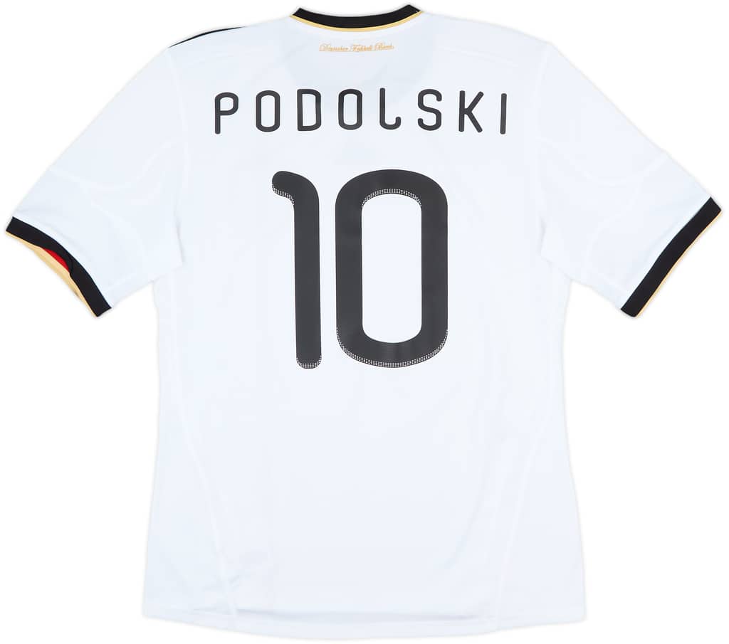 2010-11 Germany Home Shirt Podolski #10