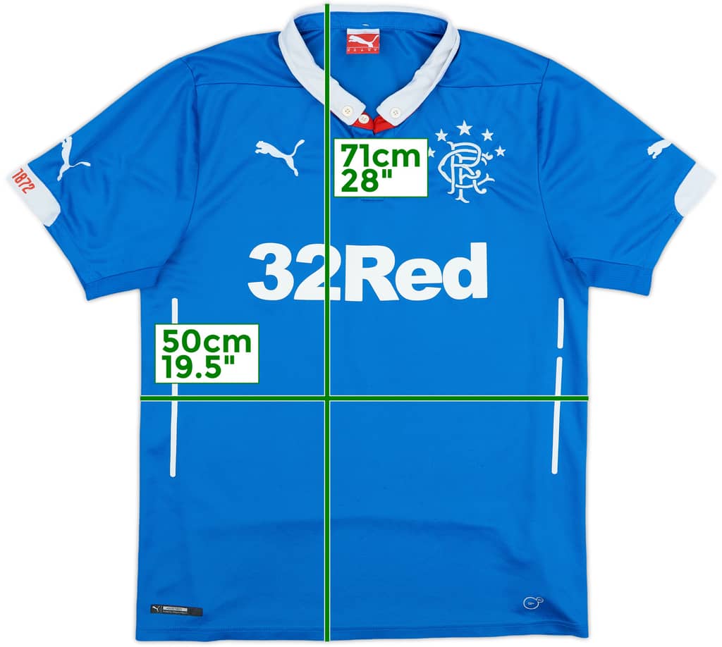 2014-15 Rangers Home Shirt - 7/10 - (M)