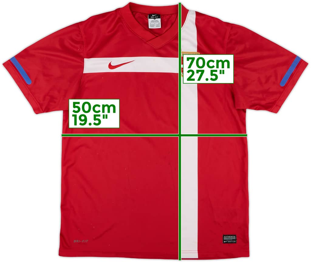 2010-11 Serbia Basic Home Shirt - 6/10 - (S)