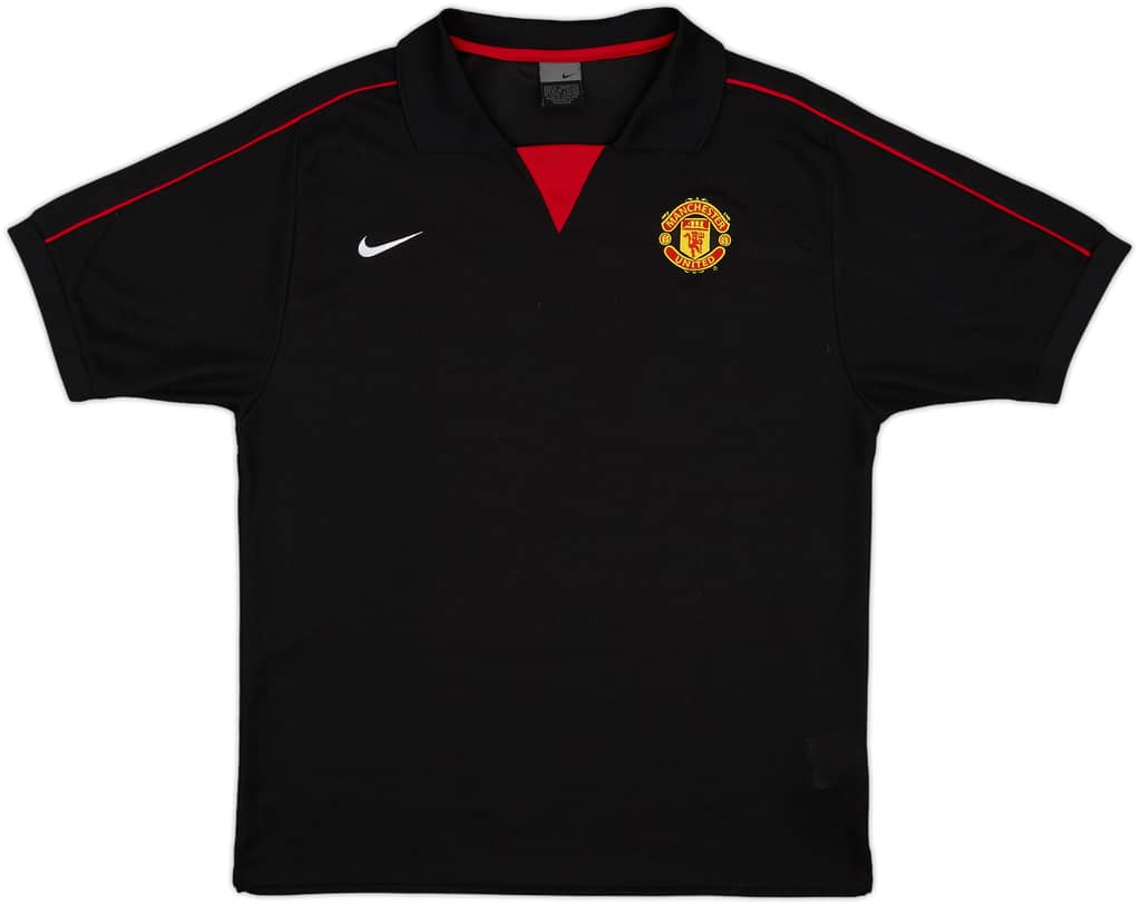 2002-03 Manchester United Nike Polo Shirt - 9/10 - (S)