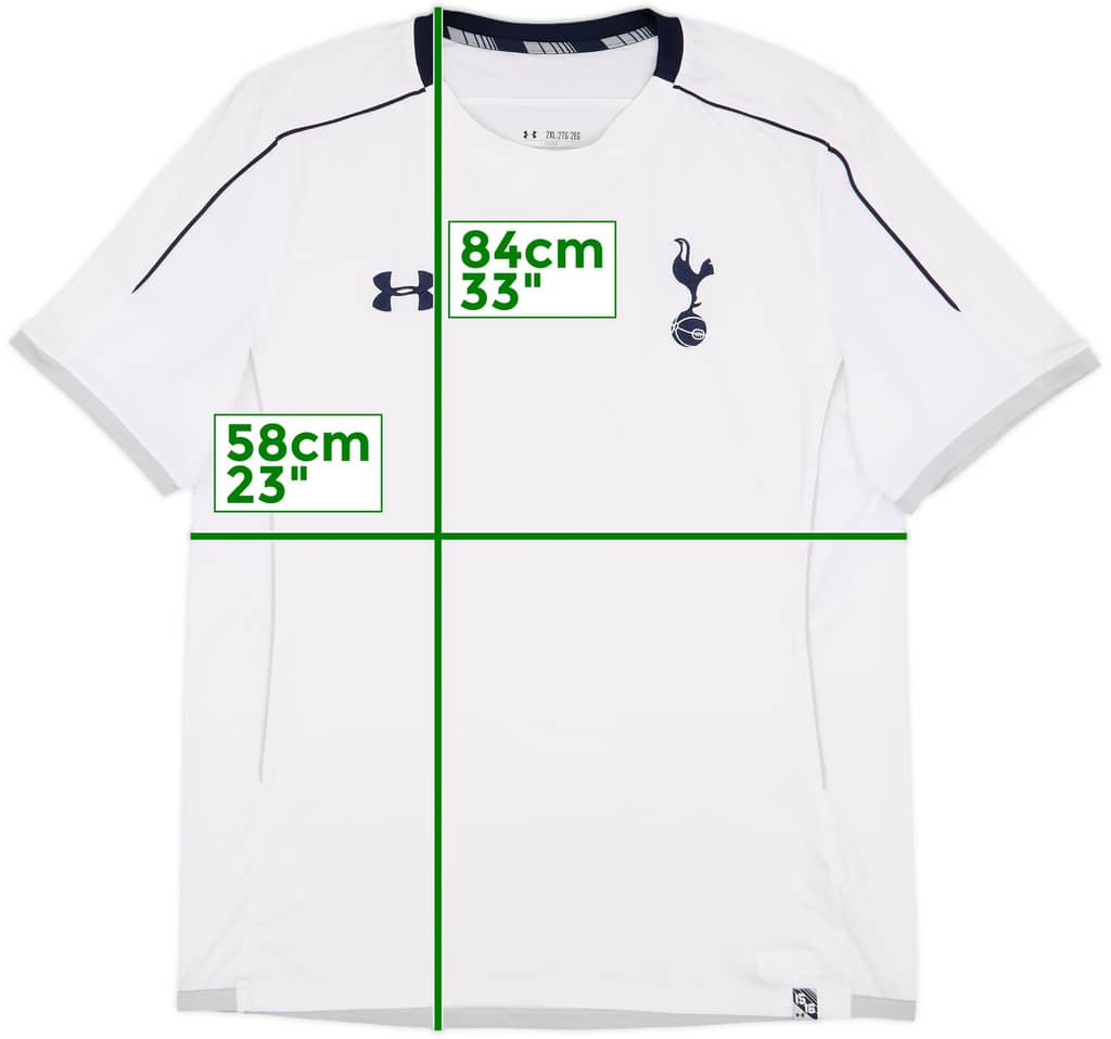 2015-16 Tottenham Under Armour Training Shirt - 8/10 - (XXL)