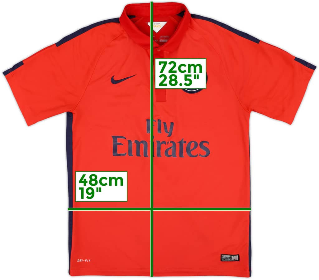 2014-15 Paris Saint-Germain Third Shirt - 5/10 - (M)