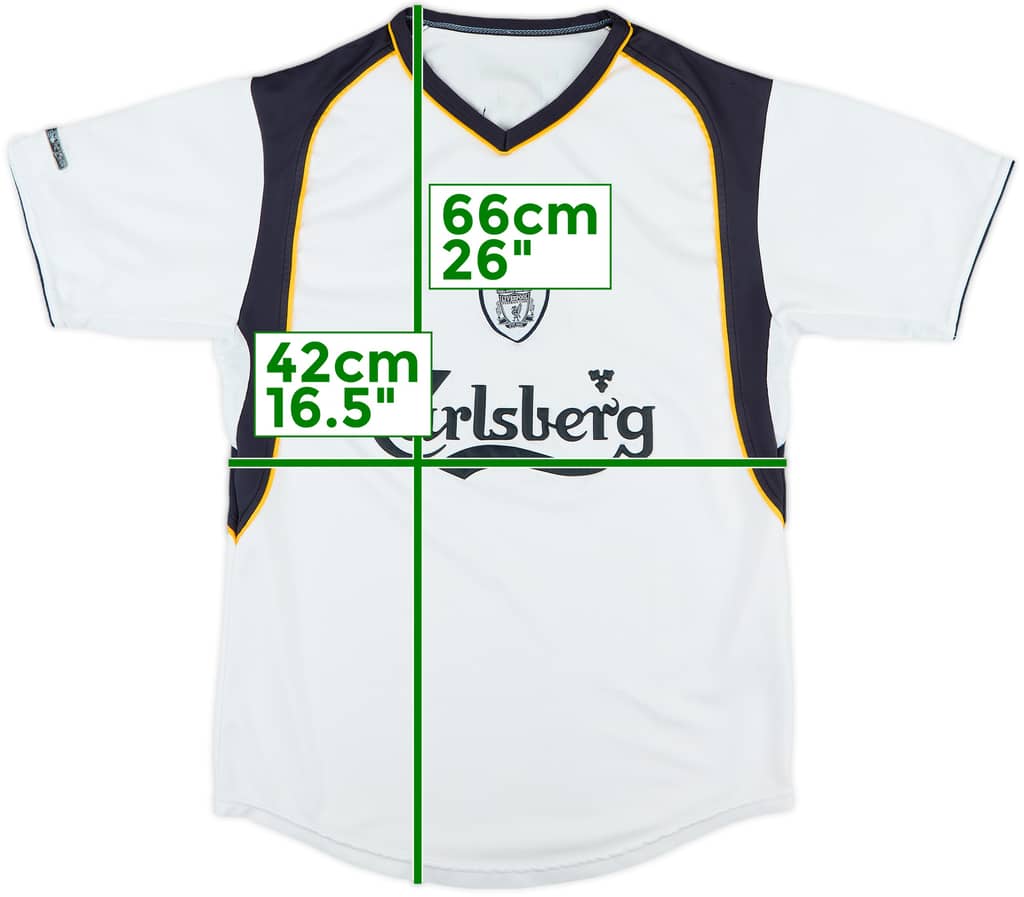 2001-03 Liverpool Away Shirt - 7/10 - (L.Boys)