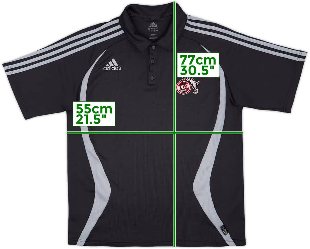 2006-07 FC Koln adidas Polo Shirt - 9/10 - (XL)