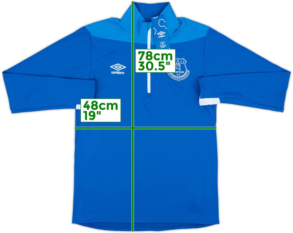 2019-20 Everton Umbro 1/4 Zip Drill Top (M)