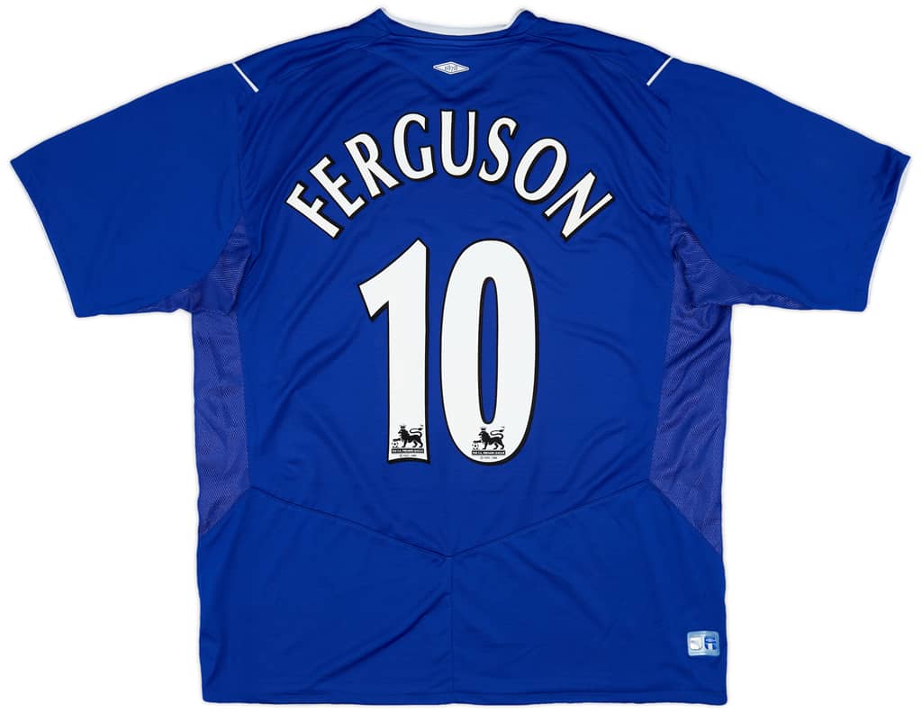 2004-05 Everton Home Shirt Ferguson #10 - 8/10 - (XL)