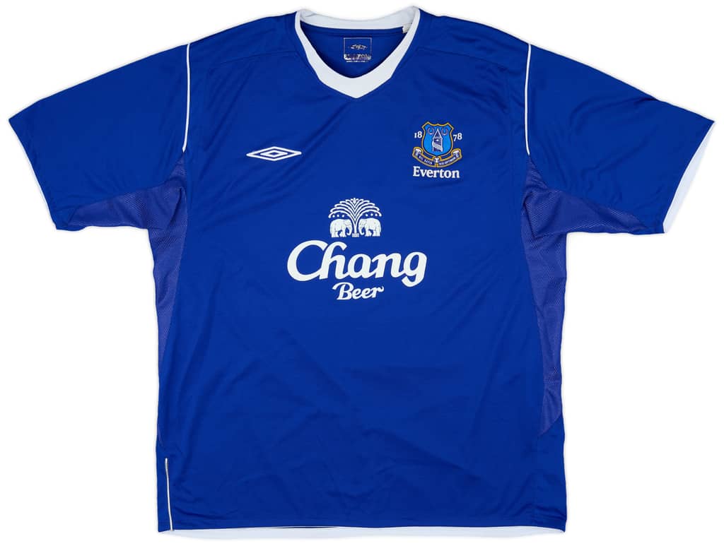 2004-05 Everton Home Shirt Ferguson #10 - 8/10 - (XL)