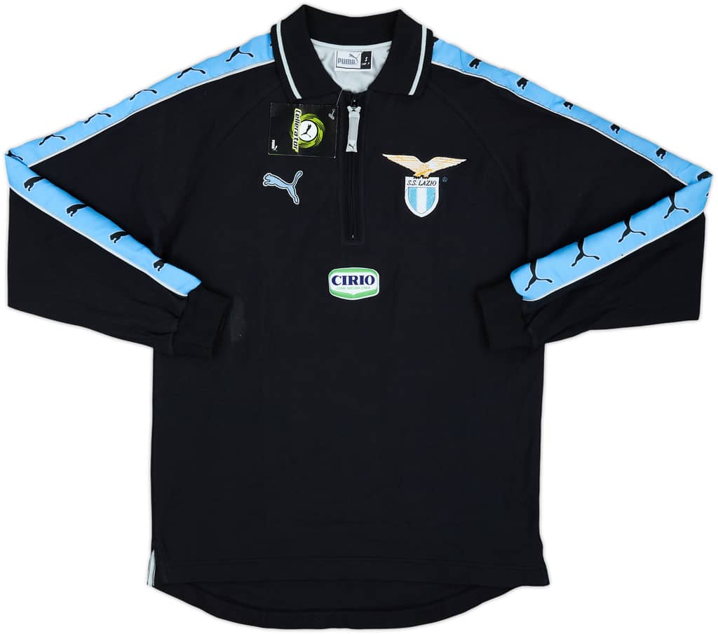 1998-99 Lazio Puma 1/4 Zip Polo L/S Shirt (S)