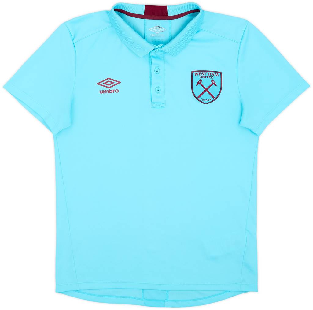 2018-19 West Ham Umbro Polo Shirt - 8/10 - (S)