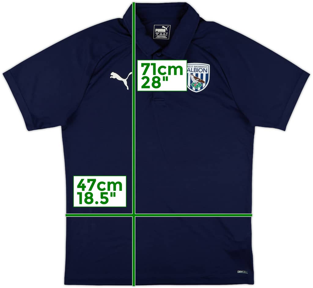 2018-19 West Brom Puma Polo Shirt - 10/10 - (S)