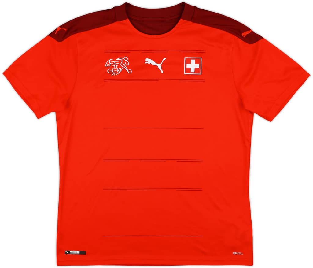 2020-21 Switzerland Home Shirt - 10/10 - (L)