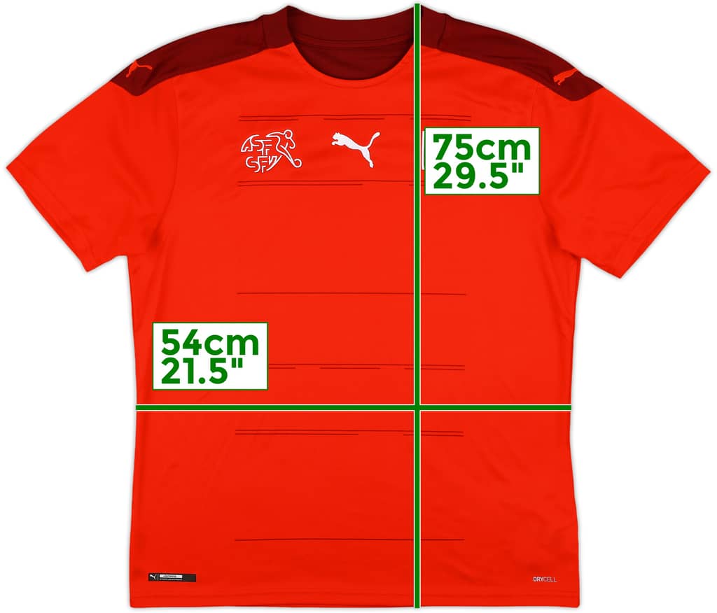 2020-21 Switzerland Home Shirt - 10/10 - (L)