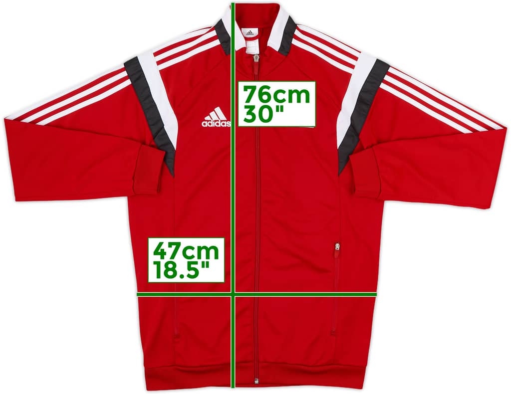 2014-15 Hamburg adidas Track Jacket - 8/10 - (S)