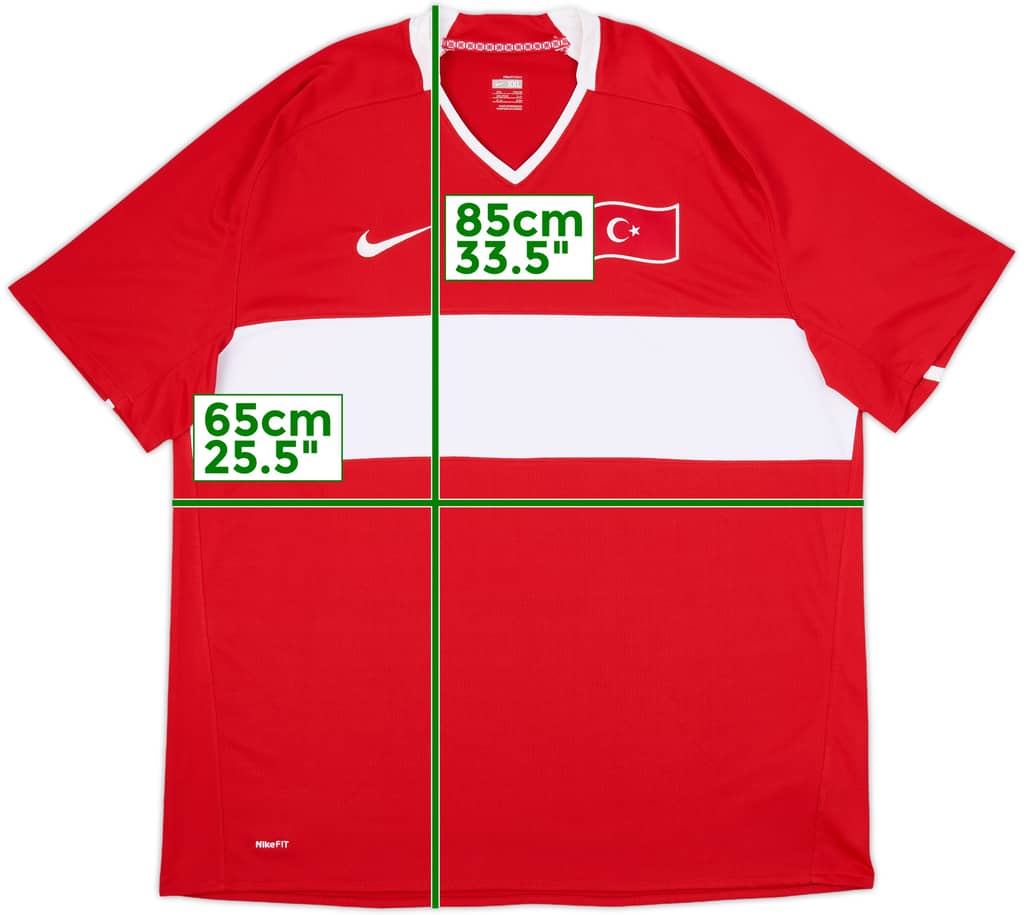 2008-10 Turkey Home Shirt - 9/10 - (XXL)