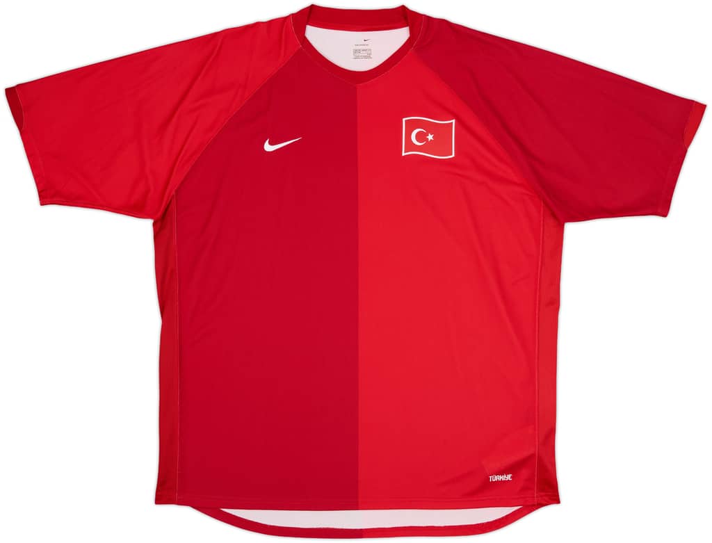 2006-08 Turkey Home Shirt - 9/10 - (XXL)
