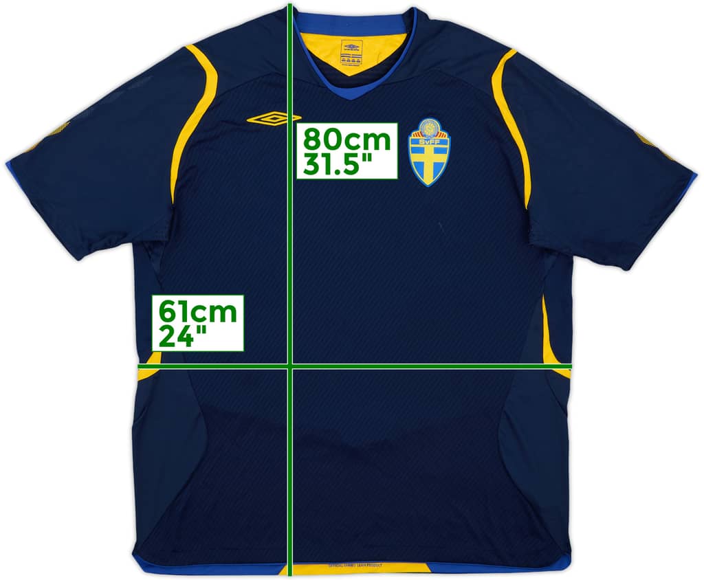 2008-10 Sweden Away Shirt - 9/10 - (XXL)