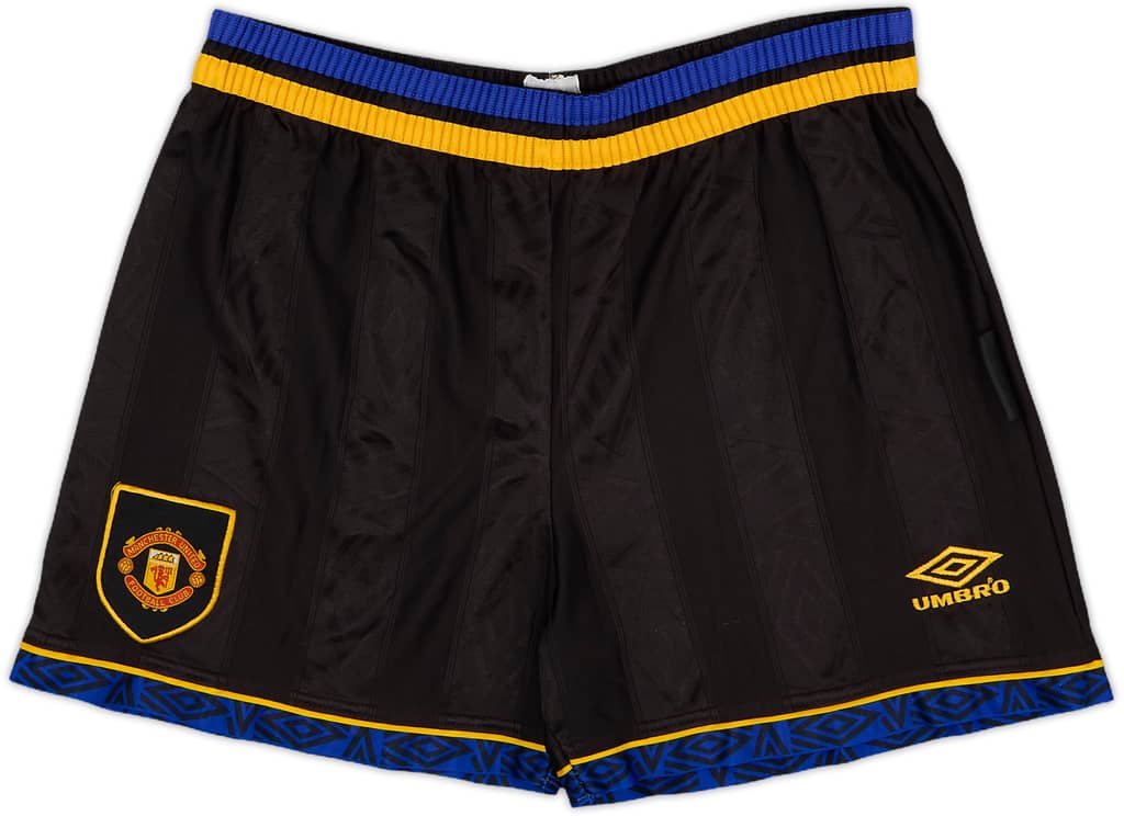 1993-95 Manchester United Away Shorts - 8/10 - (M)
