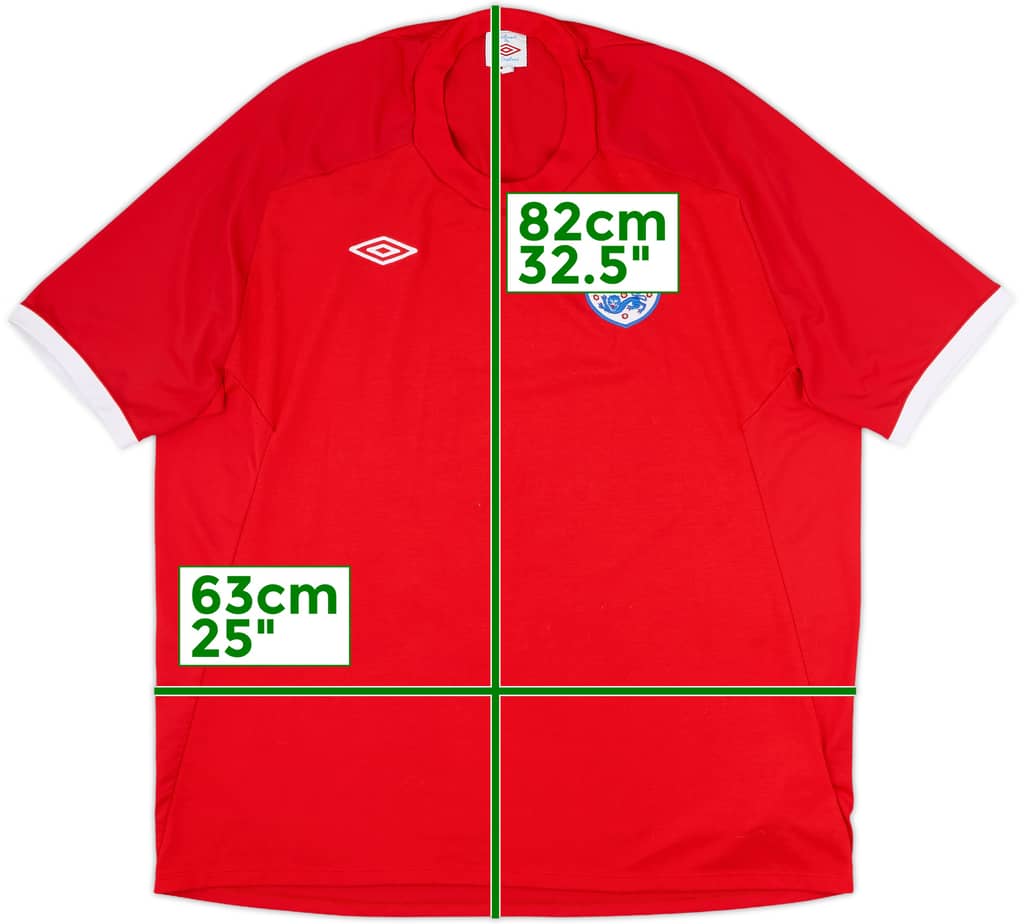 2010-11 England Away Shirt - 10/10 - (3XL)