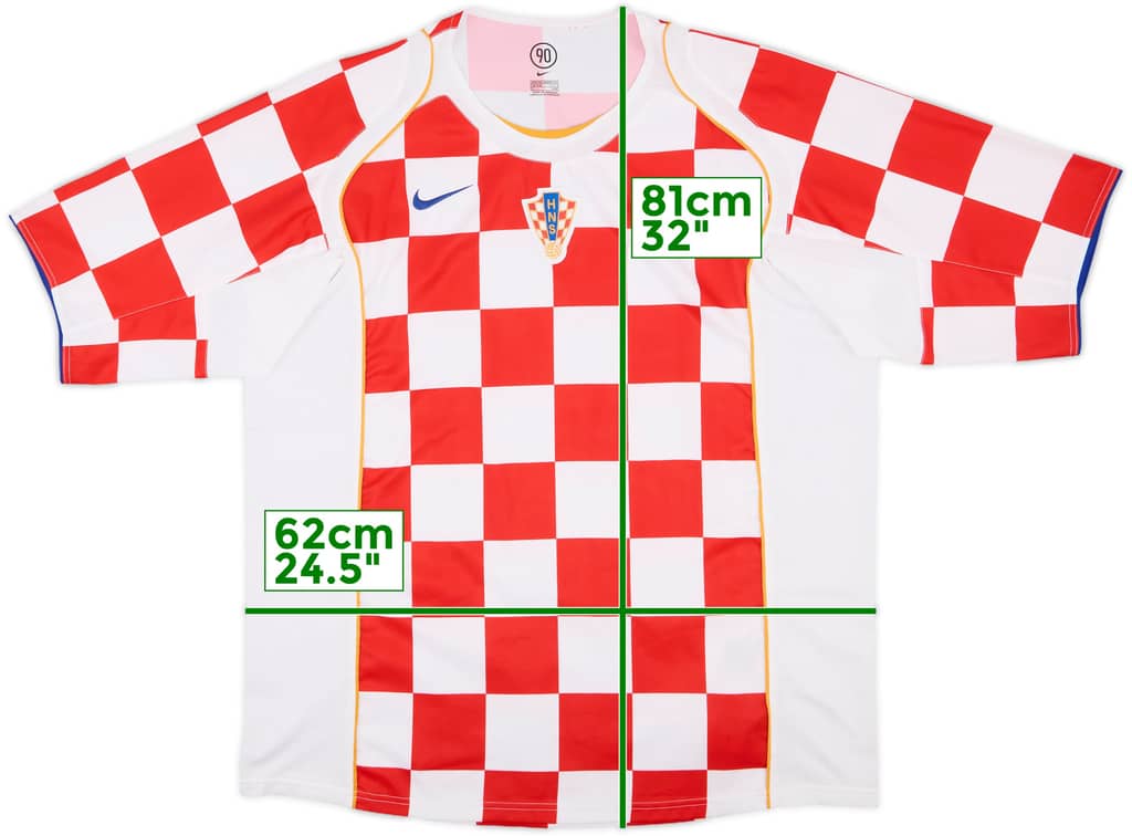 2004-06 Croatia Home Shirt - 10/10 - (XXL)