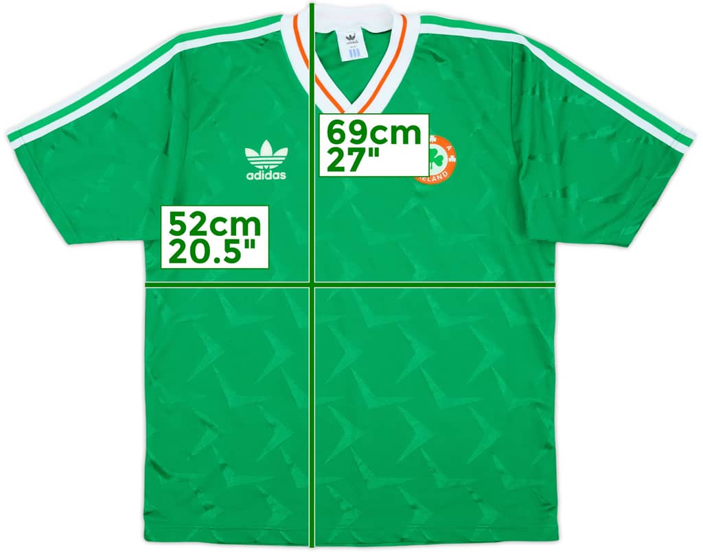 1990-92 Ireland Home Shirt - 9/10 - (M)